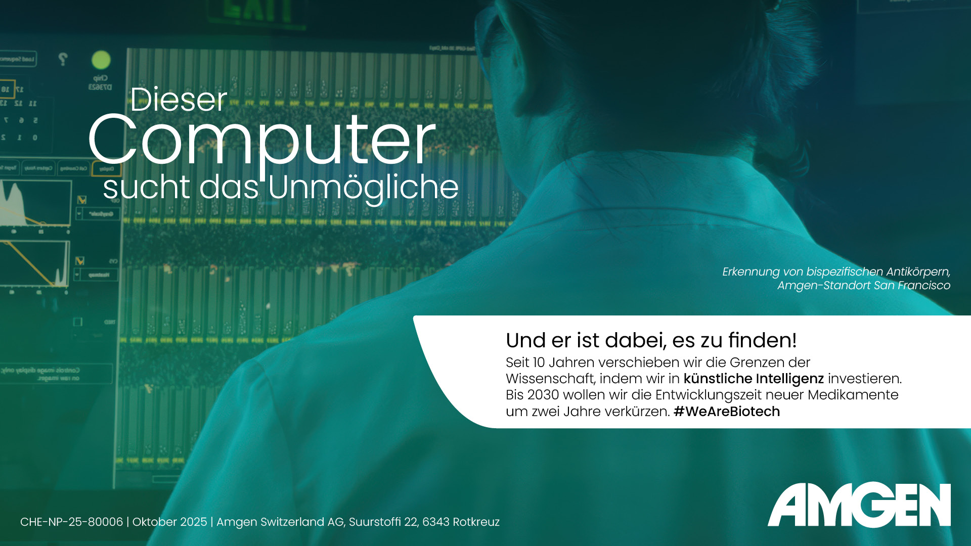 Computer – Sinnbild für künstliche Intelligenz und datengetriebene Forschung