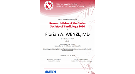 Swiss Amgen Cardiology Research Award 2024
